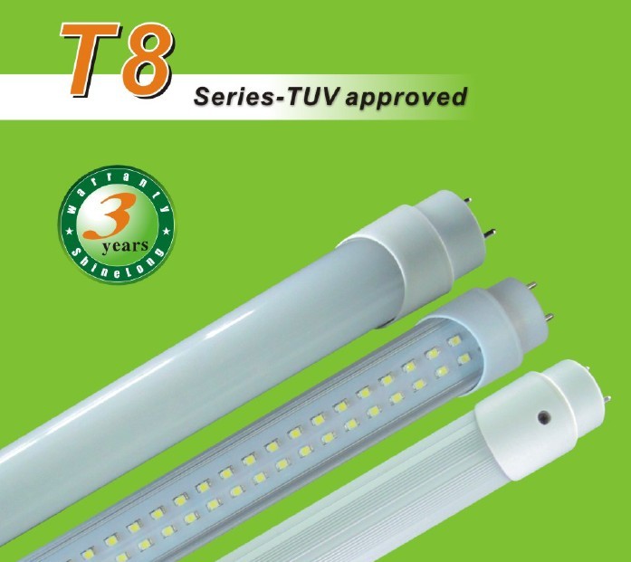 TUV Approved T8 LED Tube Lights (AC/DC)