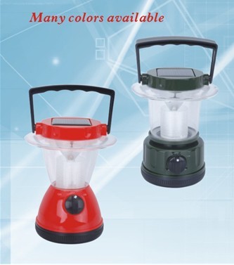 Solar Camping Lantern (HT-503 blue, red, & yellow)