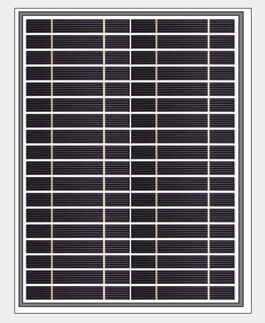 Poly 10W Solar Panel