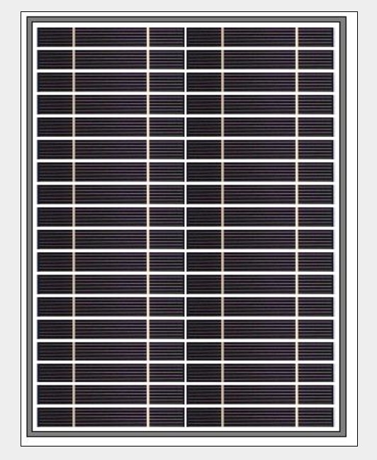 Poly 10W Solar Panel